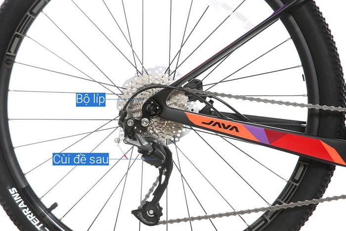 Xe Đạp Địa Hình MTB Java 650B-Vetta-27S-A 27.5 inch Size S Màu Đỏ