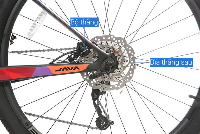 Xe Đạp Địa Hình MTB Java 650B-Vetta-27S-A 27.5 inch Size S Màu Đỏ