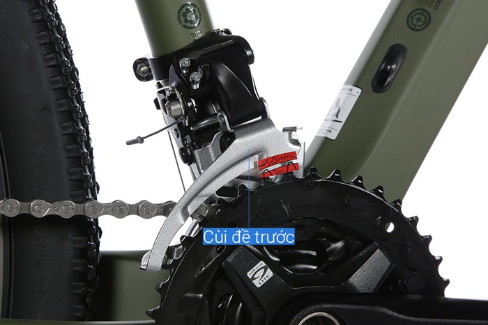 Xe Đạp Địa Hình MTB Java 650B-Vetta-27S-A 27.5 inch Size S Màu Xanh lá