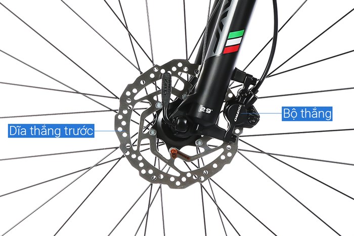 Xe Đạp Địa Hình MTB Java 650B-Vetta-27S-A 27.5 inch Size S Màu Xanh lá