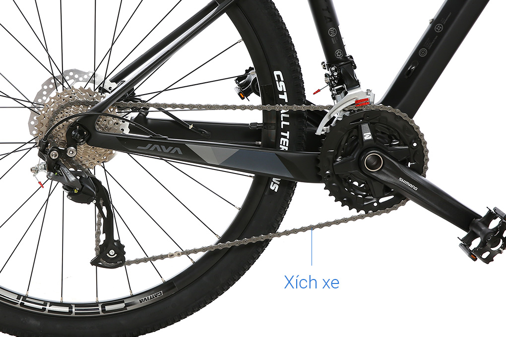 Xe Đạp Địa Hình MTB Java 650B-Vetta-27S-A 27.5 inch Size S Màu Đen