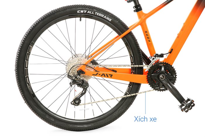 Xe Đạp Địa Hình MTB Java J.AIR 650B-Suoh-30S 27.5 inch Size M Màu Cam