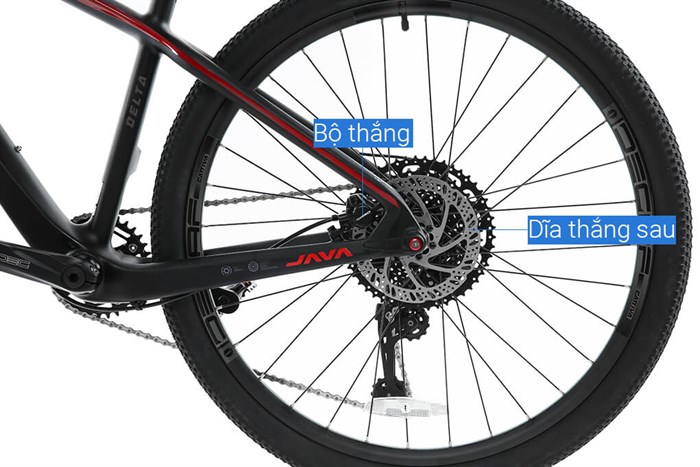 Xe Đạp Địa Hình MTB Java 650B-Delta-12S 27.5 inch Size S Màu Đỏ
