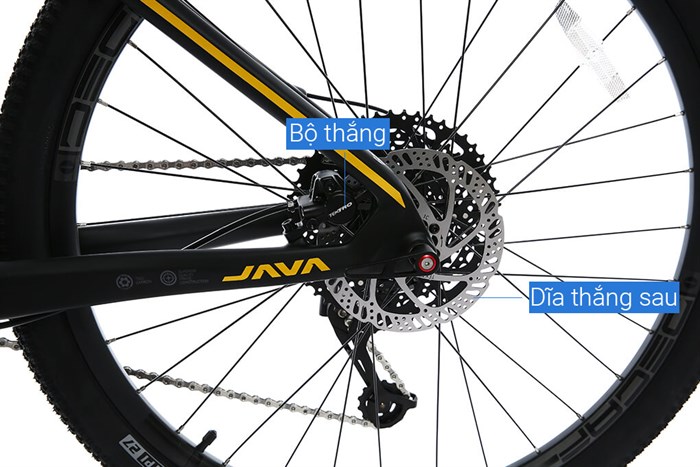 Xe Đạp Địa Hình MTB Java 650B-Delta-12S 27.5 inch Size S Màu Vàng