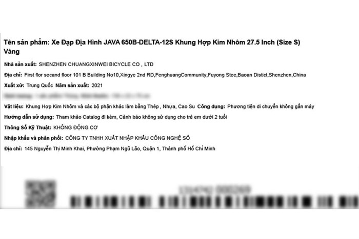 Xe Đạp Địa Hình MTB Java 650B-Delta-12S 27.5 inch Size S Màu Vàng