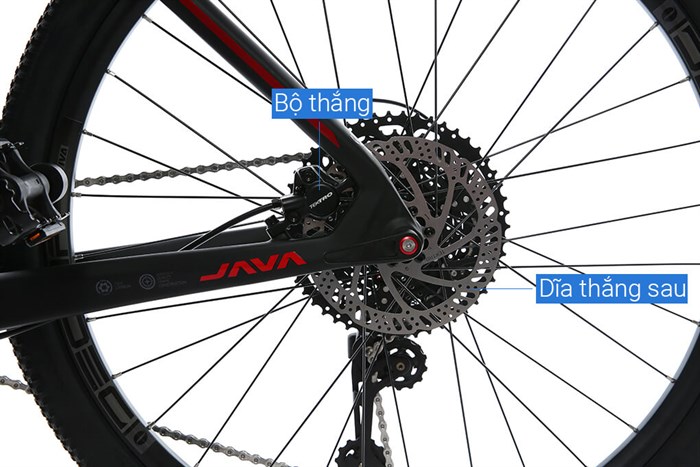 Xe Đạp Địa Hình MTB Java 650B-Delta-12S 27.5 inch Size M Màu Đỏ