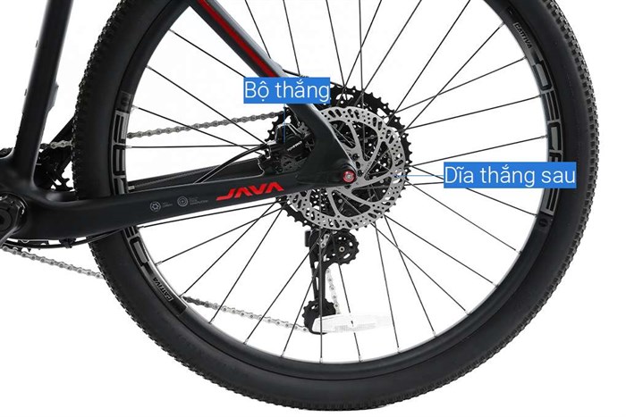 Xe Đạp Địa Hình MTB Java 650B-Delta-12S 27.5 inch Size L Màu Đỏ