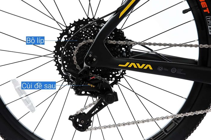 Xe Đạp Địa Hình MTB Java 650B-Delta-12S 27.5 inch Size L Màu Vàng