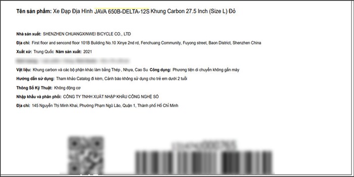 Xe Đạp Địa Hình MTB Java 650B-Delta-12S 27.5 inch Size L Màu Đỏ