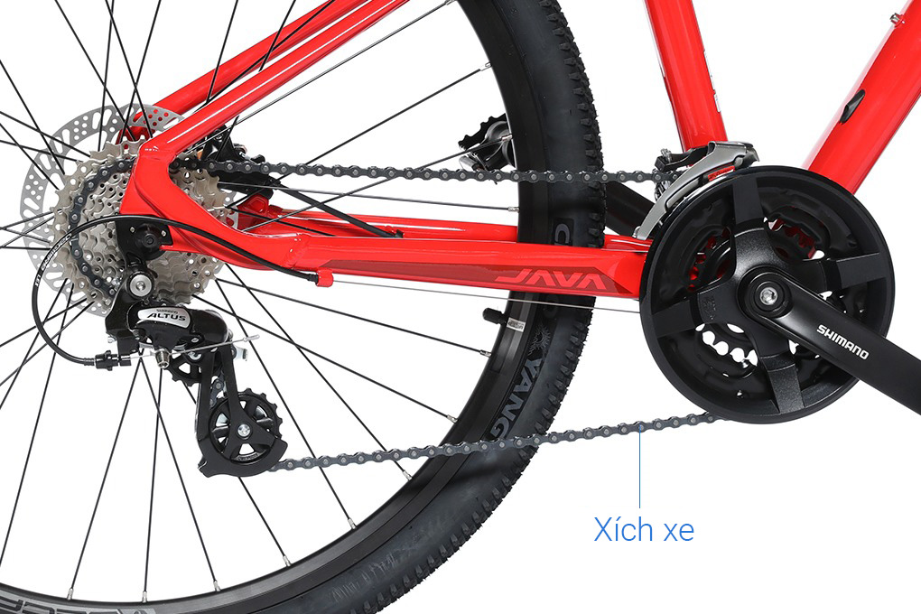 Xe Đạp Địa Hình MTB Java 650B-Dolomia-24S 27.5 inch Size S Màu Đỏ
