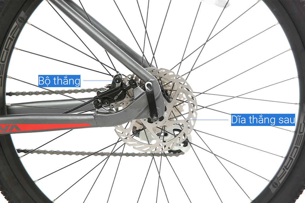 Xe Đạp Địa Hình MTB Java 650B-Dolomia-24S 27.5 inch Size S Màu Xám