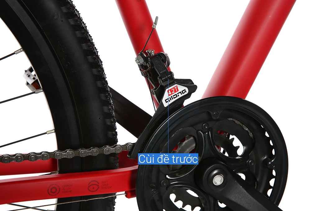 Xe Đạp Địa Hình MTB Java 650B-Dolomia-24S 27.5 inch Size S Màu Đỏ