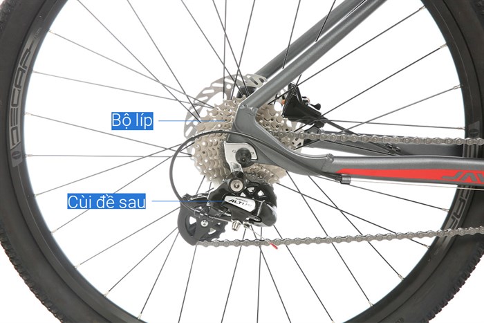 Xe Đạp Địa Hình MTB Java 650B-Dolomia-24S 27.5 inch Size M Màu Xám