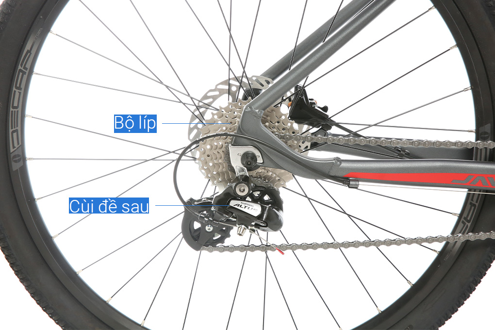 Xe Đạp Địa Hình MTB Java 650B-Dolomia-24S 27.5 inch Size M Màu Xám