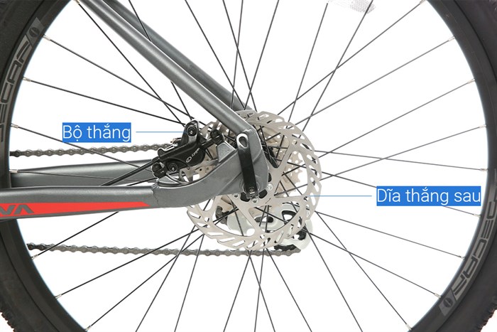 Xe Đạp Địa Hình MTB Java 650B-Dolomia-24S 27.5 inch Size M Màu Xám