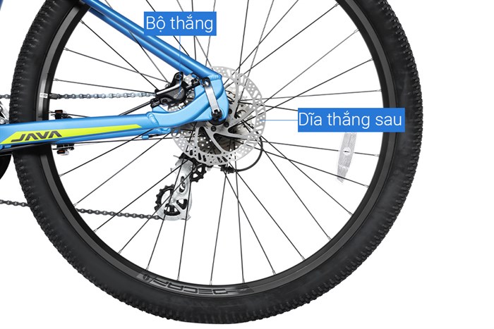 Xe Đạp Địa Hình MTB Java 650B-Dolomia-24S 27.5 inch Size M Màu Xanh Dương