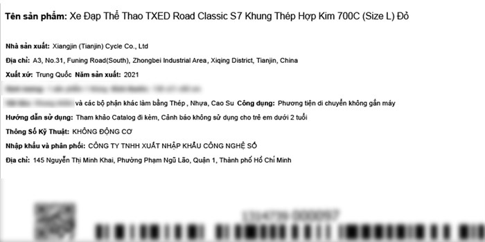 Xe Đạp Thể Thao Road Txed Classic S7 29 inch Size L Màu Đỏ