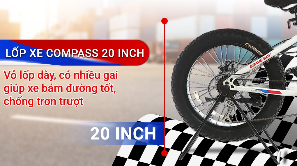 Xe Đạp Địa Hình MTB Txed Brave Boy 20 20 inch Size XXS