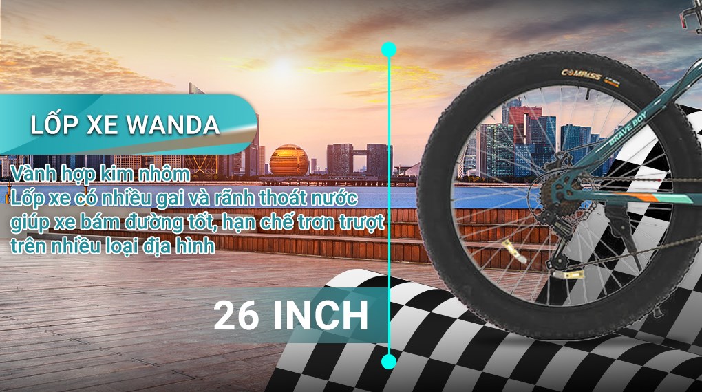 Xe Đạp Địa Hình MTB Txed Brave Boy 26 26 inch Size S