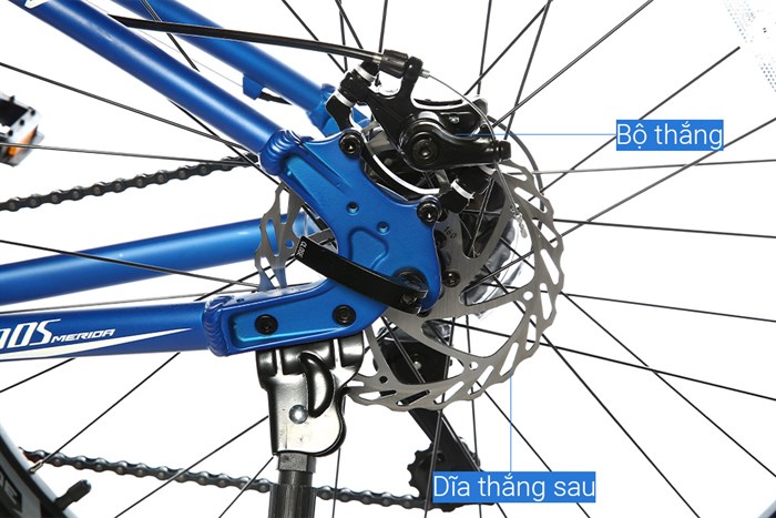 Xe Đạp Địa Hình MTB Merida Warrior 300Ds 26 inch Size XS Màu Xanh Dương