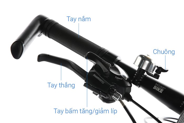 Xe Đạp Địa Hình MTB Merida Warrior 300Ds 26 inch Size XS Màu Đen