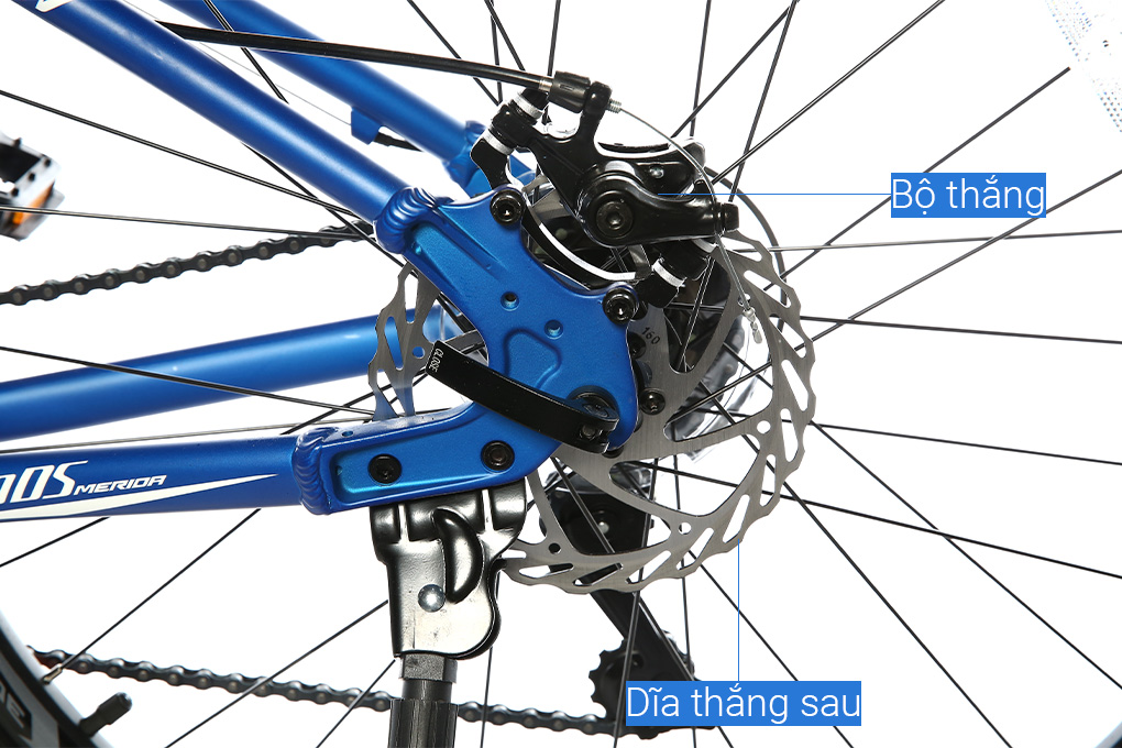 Xe Đạp Địa Hình MTB Merida Warrior 300Ds 26 inch Size S Màu Xanh Dương