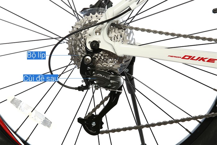 Xe Đạp Địa Hình MTB Merida Duke 300 27.5 inch Size S Màu Trắng