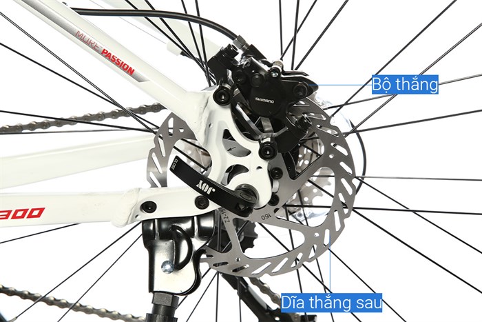 Xe Đạp Địa Hình MTB Merida Duke 300 27.5 inch Size S Màu Trắng