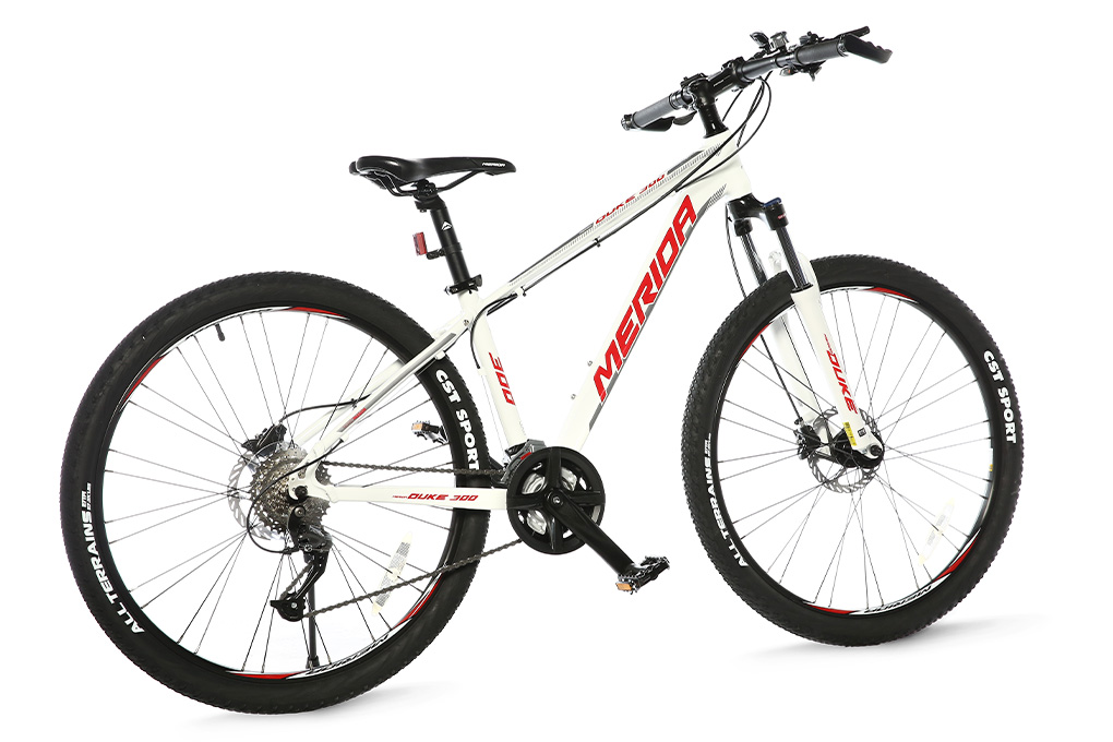 Xe Đạp Địa Hình MTB Merida Duke 300 27.5 inch Size S Màu Trắng