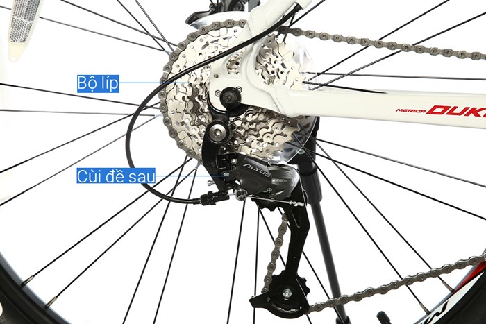 Xe Đạp Địa Hình MTB Merida Duke 300 27.5 inch Size M Màu Trắng