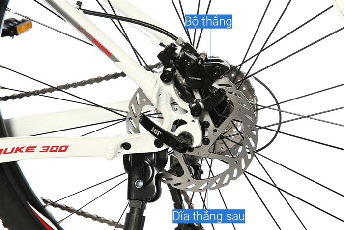 Xe Đạp Địa Hình MTB Merida Duke 300 27.5 inch Size M Màu Trắng