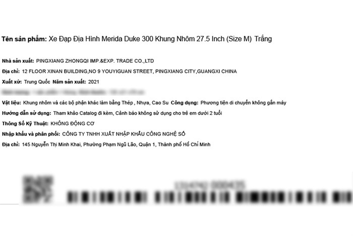 Xe Đạp Địa Hình MTB Merida Duke 300 27.5 inch Size M Màu Trắng