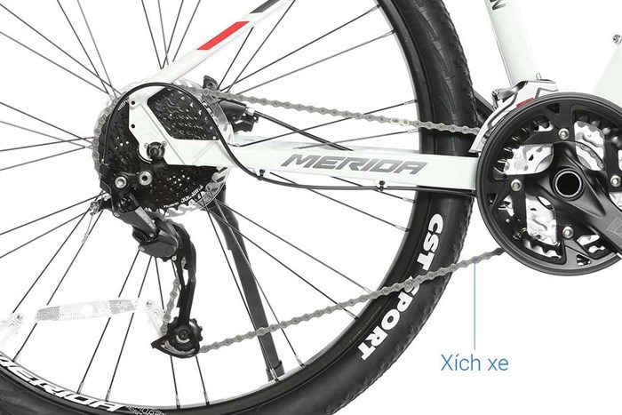 Xe Đạp Địa Hình MTB Merida Duke 600 27.5 inch Size S Màu Trắng - Xám