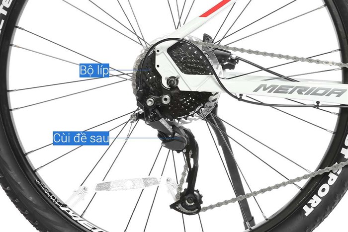 Xe Đạp Địa Hình MTB Merida Duke 600 27.5 inch Size S Màu Trắng - Xám