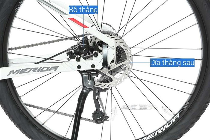 Xe Đạp Địa Hình MTB Merida Duke 600 27.5 inch Size S Màu Trắng - Xám