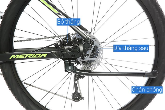 Xe Đạp Địa Hình MTB Merida Duke 600 27.5 inch Size M Màu Đen - Xanh lá