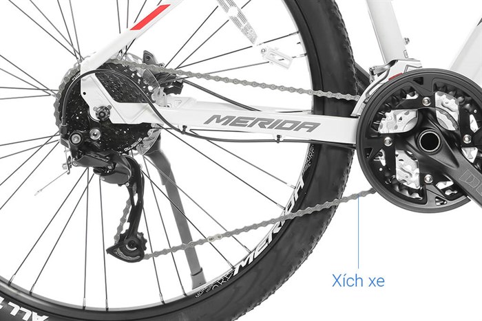 Xe Đạp Địa Hình MTB Merida Duke 600 27.5 inch Size M Màu Trắng - Xám