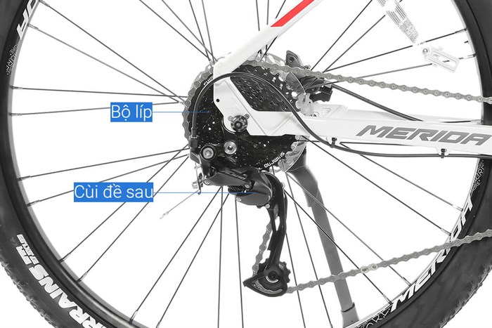 Xe Đạp Địa Hình MTB Merida Duke 600 27.5 inch Size M Màu Trắng - Xám