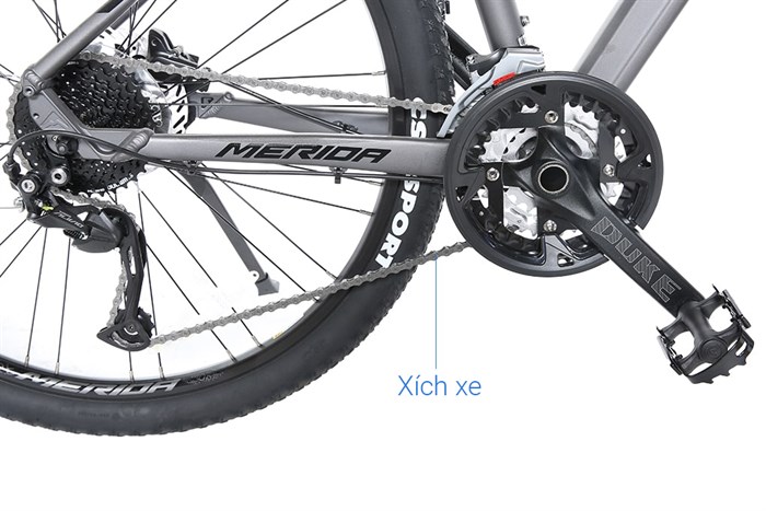 Xe Đạp Địa Hình MTB Merida Duke 600 27.5 inch Size M Màu Xám