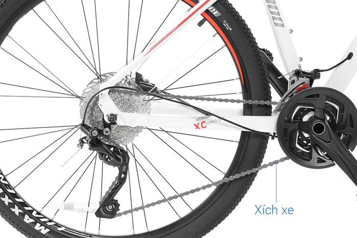 Xe Đạp Địa Hình MTB Merida Challenger 300 27.5 inch Size S Màu Trắng