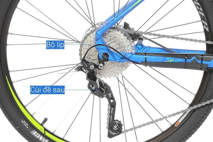 Xe Đạp Địa Hình MTB Merida Challenger 300 27.5 inch Size S Màu Xanh Dương