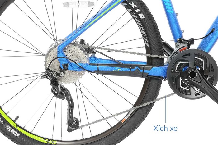 Xe Đạp Địa Hình MTB Merida Challenger 300 27.5 inch Size M Màu Xanh Dương