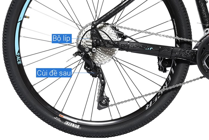 Xe Đạp Địa Hình MTB Merida Challenger 300 27.5 inch Size M Màu Đen