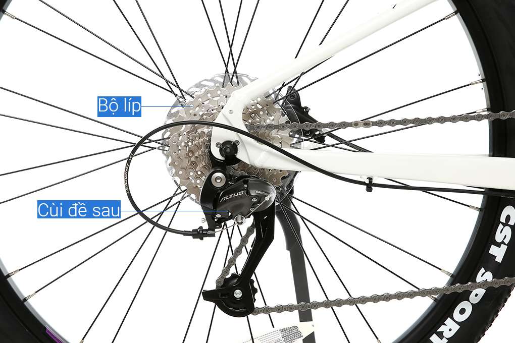 Xe Đạp Địa Hình MTB Merida Victoria 700 27.5 inch Size S Màu Trắng