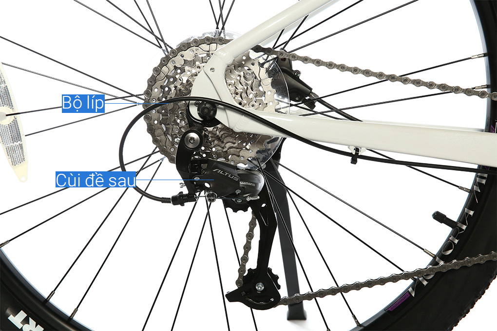 Xe Đạp Địa Hình MTB Merida Victoria 700 27.5 inch Size M Màu Trắng