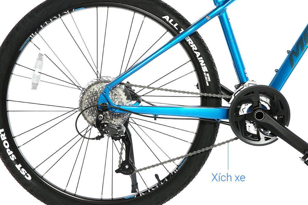 Xe Đạp Địa Hình MTB Merida Victoria 700 27.5 inch Size M Màu Xanh Dương