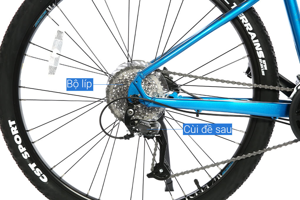 Xe Đạp Địa Hình MTB Merida Victoria 700 27.5 inch Size M Màu Xanh Dương