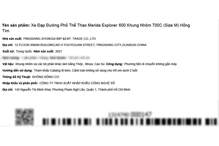 Xe Đạp Đường Phố Touring Merida Explorer 600 29 inch Size M Màu Hồng