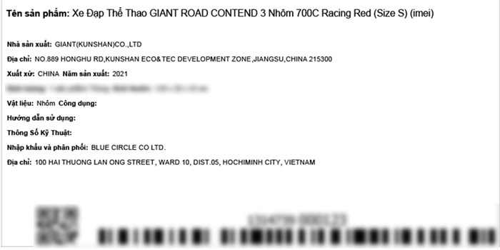 Xe Đạp Thể Thao Road Giant Contend 3 29 inch Size S