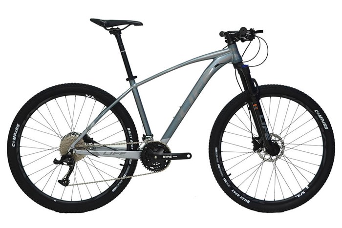 Xe Đạp Địa Hình MTB Life Alberta 27.5 inch Màu Ghi